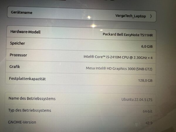 Refurbished Packard Bell EasyNote TS11HR – Bild 5