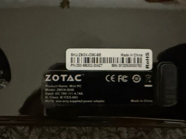 Refurbished ZOTAC ZBOX ID90 Mini-PC - kompakter All-in-One-PC für Office, Home-Server & Multimedia – Bild 2